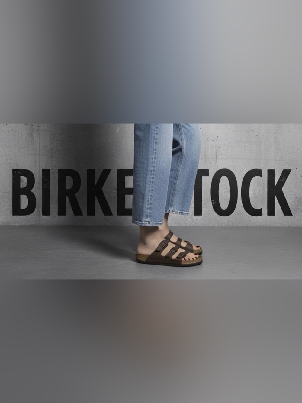 Authentic Birkenstock designer brown leather signature 3 strap sandals sz 5